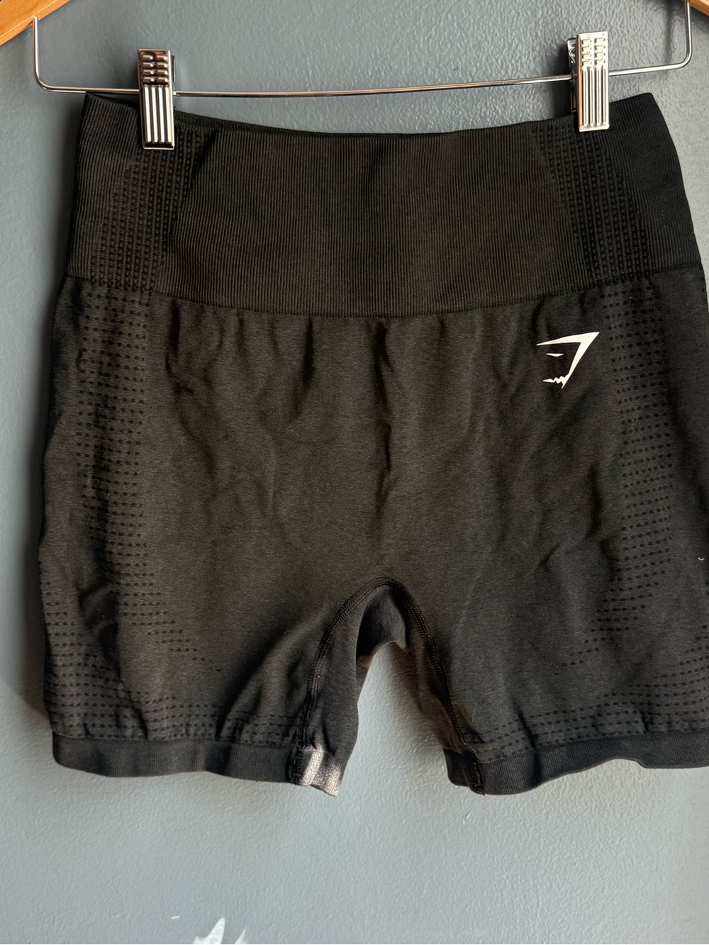 Gymshark Black Seamless High-Waist Bike Shorts